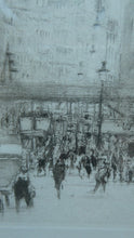 Load image into Gallery viewer, SCOTTISH ART. William Walcot (1874 - 1943). Signed Drypoint Etching. Ludgate Hill, London (1915)
