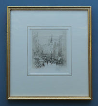 Load image into Gallery viewer, SCOTTISH ART. William Walcot (1874 - 1943). Signed Drypoint Etching. Ludgate Hill, London (1915)

