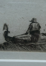 Load image into Gallery viewer, SCOTTISH ART: &quot;La Giudecca&quot; from the First Venice Set (1925) by James McBey (1883 - 1959). Signed in Ink
