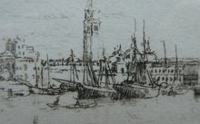 Load image into Gallery viewer, SCOTTISH ART: &quot;La Giudecca&quot; from the First Venice Set (1925) by James McBey (1883 - 1959). Signed in Ink
