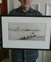 Load image into Gallery viewer, SCOTTISH ART: &quot;La Giudecca&quot; from the First Venice Set (1925) by James McBey (1883 - 1959). Signed in Ink
