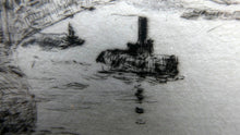 Load image into Gallery viewer, ORIGINAL ETCHING: William Lionel Wyllie (1851 – 1931)  IMAGINARY W.L. BRIDGE with St Paul&#39;s in the Distance
