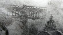 Load image into Gallery viewer, ORIGINAL ETCHING: William Lionel Wyllie (1851 – 1931) NEWCASTLE-UPON-TYNE Pencil Signed
