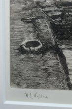 Load image into Gallery viewer, ORIGINAL ETCHING: William Lionel Wyllie (1851 – 1931) NEWCASTLE-UPON-TYNE Pencil Signed

