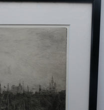 Load image into Gallery viewer, ORIGINAL ETCHING: William Lionel Wyllie (1851 – 1931) NEWCASTLE-UPON-TYNE Pencil Signed
