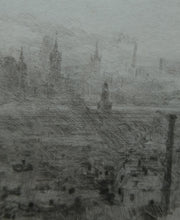 Load image into Gallery viewer, ORIGINAL ETCHING: William Lionel Wyllie (1851 – 1931)  THE CITY OF LONDON with St Paul&#39;s in the Distance
