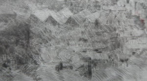 ORIGINAL ETCHING: William Lionel Wyllie (1851 – 1931)  THE CITY OF LONDON with St Paul's in the Distance