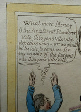 Load image into Gallery viewer, James Gillray Georgian Print. Opening of the Budget 1796
