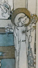 Load image into Gallery viewer, SCOTTISH ART. JESSIE M. KING. Original Bookplate / Lithograph for Fred JM Christie (c 1906)
