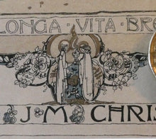 Load image into Gallery viewer, SCOTTISH ART. JESSIE M. KING. Original Bookplate / Lithograph for Fred JM Christie (c 1906)
