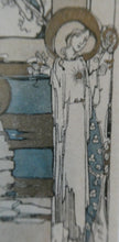 Load image into Gallery viewer, SCOTTISH ART. JESSIE M. KING. Original Bookplate / Lithograph for Fred JM Christie (c 1906)
