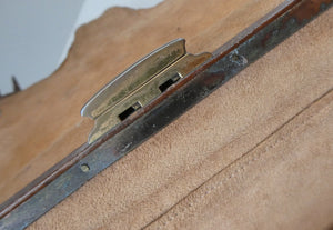 1940s / 1950s Vintage Genuine Hornback Alligator Handbag with Head and Legs