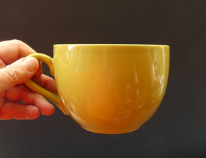 Rare Vintage 1970s VELOCIPEDES Series Portmeirion Large Mug. Rarer Lime Green Colour