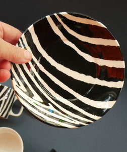 JOB LOT. Rare 1980s Midwinter Pattern "SAFARI" Zebra Stripes by Roy Midwinter
