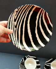 Load image into Gallery viewer, JOB LOT. Rare 1980s Midwinter Pattern &quot;SAFARI&quot; Zebra Stripes by Roy Midwinter
