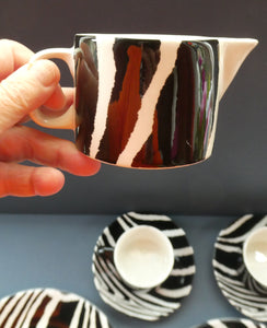 JOB LOT. Rare 1980s Midwinter Pattern "SAFARI" Zebra Stripes by Roy Midwinter