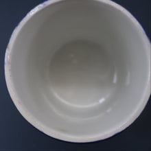 Load image into Gallery viewer, Highly Collectable 1930s Mailing Pottery Blue COBBLESTONE Lidded Storage Canister: RICE
