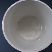 Load image into Gallery viewer, Highly Collectable 1930s Mailing Pottery Blue COBBLESTONE Lidded Storage Canister: RICE
