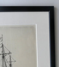 Load image into Gallery viewer, William Lionel Wyllie (1851 – 1931) HMS Victory in Portsmouth Dockyard. Pencil Signed Etching
