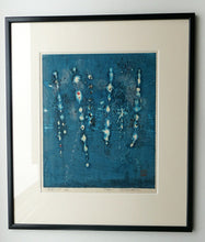 Load image into Gallery viewer, JOICHI HOSHI (1913 - 1979). Japanese Print Entitled &quot;Necklace D&quot;, Colour Woodcut on paper with red seal mark.; 1964
