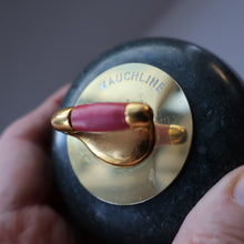 Load image into Gallery viewer, Sweet Little Miniature SCOTTIH GRANITE Curling Stone Desk Ornament or Paperweight
