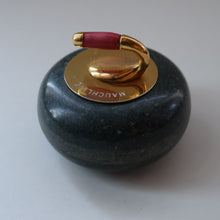 Load image into Gallery viewer, Sweet Little Miniature SCOTTIH GRANITE Curling Stone Desk Ornament or Paperweight

