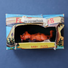 Load image into Gallery viewer, 1961 Vintage Miniature Toy Figurine by Marx. TV Tinykins in Box: The  Flint stones; BABY PUSS
