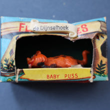 Load image into Gallery viewer, 1961 Vintage Miniature Toy Figurine by Marx. TV Tinykins in Box: The  Flint stones; BABY PUSS
