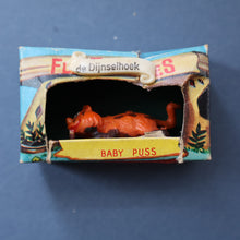 Load image into Gallery viewer, 1961 Vintage Miniature Toy Figurine by Marx. TV Tinykins in Box: The  Flint stones; BABY PUSS
