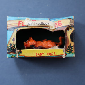 1961 Vintage Miniature Toy Figurine by Marx. TV Tinykins in Box: The  Flint stones; BABY PUSS
