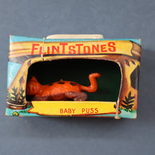 Load image into Gallery viewer, 1961 Vintage Miniature Toy Figurine by Marx. TV Tinykins in Box: The  Flint stones; BABY PUSS
