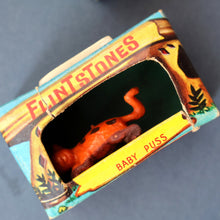 Load image into Gallery viewer, 1961 Vintage Miniature Toy Figurine by Marx. TV Tinykins in Box: The  Flint stones; BABY PUSS
