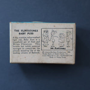 1961 Vintage Miniature Toy Figurine by Marx. TV Tinykins in Box: The  Flint stones; BABY PUSS