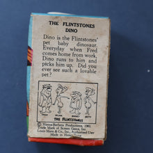 Load image into Gallery viewer, 1961 Vintage Miniature Toy Figurine by Marx. TV Tinykins in Box: The  Flint stones; DINO the Dinosaur
