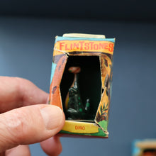 Load image into Gallery viewer, 1961 Vintage Miniature Toy Figurine by Marx. TV Tinykins in Box: The  Flint stones; DINO the Dinosaur
