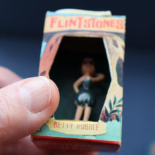 Load image into Gallery viewer, 1961 Vintage Miniature Toy Figurine by Marx. TV Tinykins in Box: The Flintstones; BETTY RUBBLE
