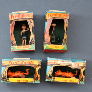 1961 Vintage Miniature Toy Figurine by Marx. TV Tinykins in Box: The Flintstones; BETTY RUBBLE
