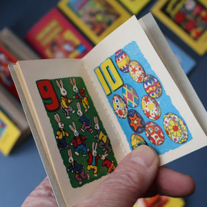 Very Rare Set of MURRAY'S My Learn and Know Books (Treasure Hour). 12 Miniature Books in the Rare Box Shaped Like a Mid Century School Room