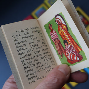 Very Rare Set of MURRAY'S My Learn and Know Books (Treasure Hour). 12 Miniature Books in the Rare Box Shaped Like a Mid Century School Room