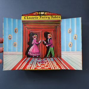 Very Rare Set of MURRAY'S Classic Fairy Tales (Treasure Hour). 12 Miniature Books in the Rare Box Shaped Like a Victorian Bookshop