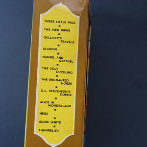 Very Rare Set of MURRAY'S Classic Fairy Tales (Treasure Hour). 12 Miniature Books in the Rare Box Shaped Like a Victorian Bookshop