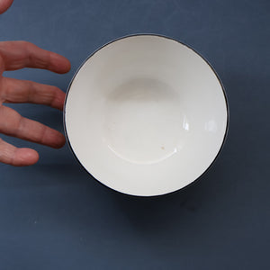 Vintage 1930s ART DECO Foley China SILHOUETTE Pattern Open Sugar Bowl