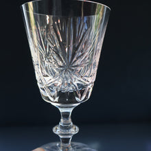 Load image into Gallery viewer, PAIR of Vintage 1960s Edinburgh Port or Sherry Glasses. STAR OF EDINBURGH Pattern. 5 inches
