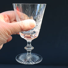 Load image into Gallery viewer, PAIR of Vintage 1960s Edinburgh Port or Sherry Glasses. STAR OF EDINBURGH Pattern. 5 inches
