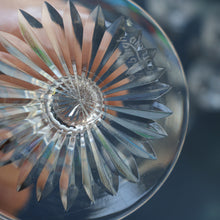 Load image into Gallery viewer, PAIR of Vintage 1960s Edinburgh Port or Sherry Glasses. STAR OF EDINBURGH Pattern. 5 inches
