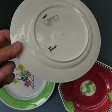 Load image into Gallery viewer, SCOTTISH POTTERY. Job Lot of 1920s BOUGH Pottery Plates. All painted by Richard Amour
