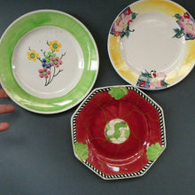 Load image into Gallery viewer, SCOTTISH POTTERY. Job Lot of 1920s BOUGH Pottery Plates. All painted by Richard Amour
