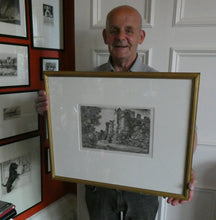 Load image into Gallery viewer, Antique Scottish Etching. John Clerk of Eldin Craigmillar Carse 1776 Framed
