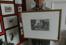 Load image into Gallery viewer, Antique Scottish Etching. John Clerk of Eldin Craigmillar Carse 1776 Framed
