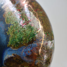 Load image into Gallery viewer, STUDIO POTTERY. Collectable 1980s Squat Vase with Stunning Lustre Glazes by Tony Laverick (b.1961). SIGNED
